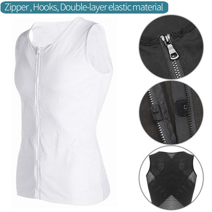 Men's Slimming Body Shaper Waist Trainer and Vest