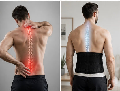 Premium Lumbar Support Belt | Pain Relief & Posture Correction