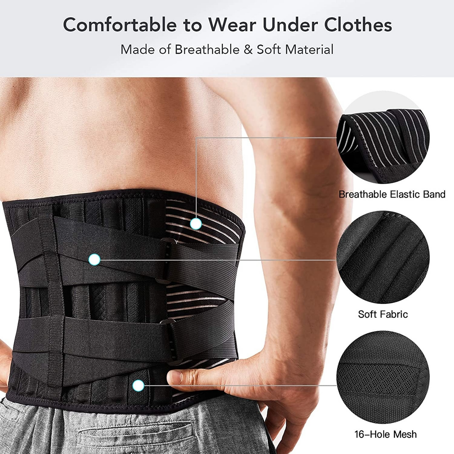 Premium Lumbar Support Belt | Pain Relief & Posture Correction